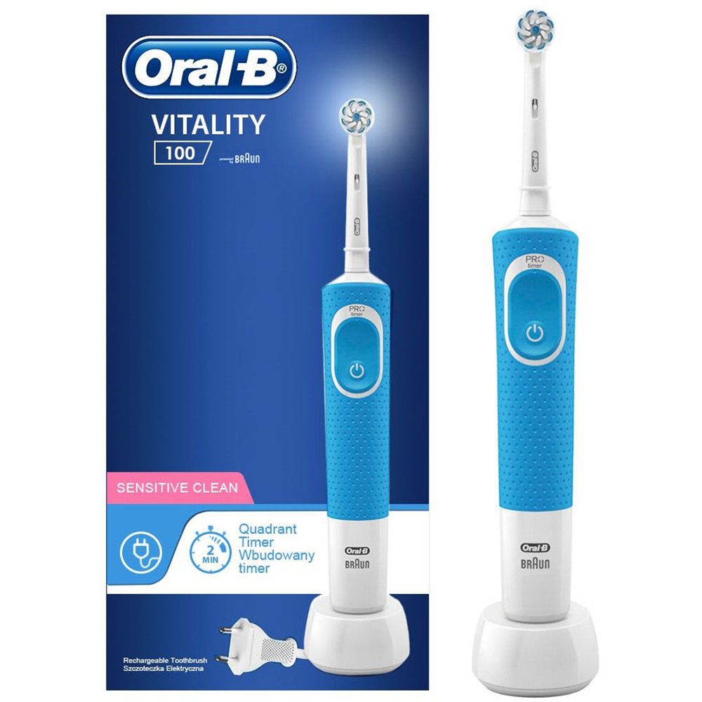 Зубная щетка BRAUN Oral-B Vitality D100.413.1 PRO Sens Clean Blue (80356348)