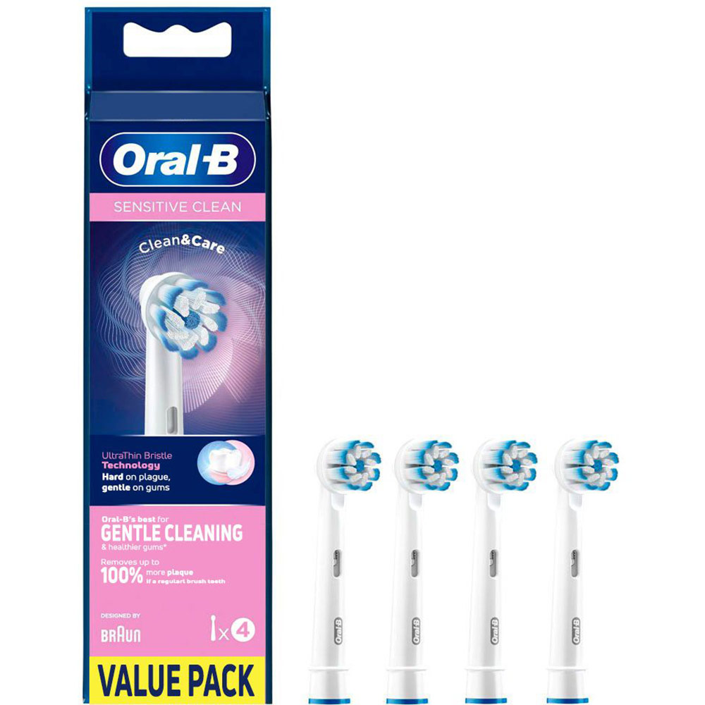Сменные насадки BRAUN Oral-B Sensitive Clean EB60 4шт