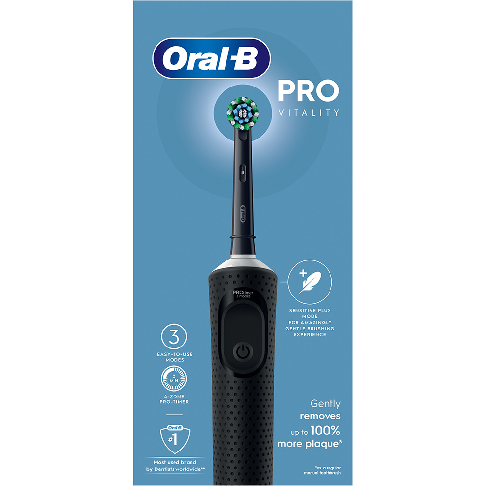 Зубная щетка ORAL-B Vitality Pro Protect X Clean Black (4210201427124) Цвет черный