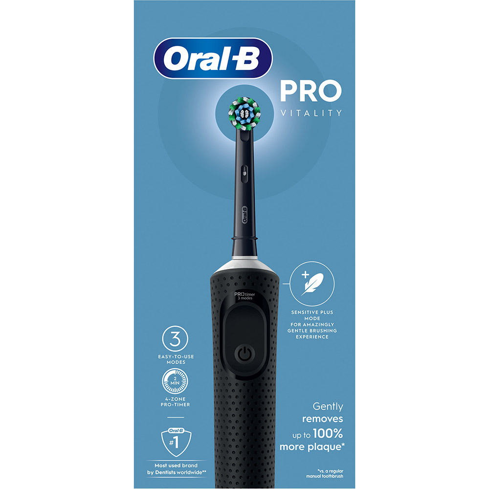 Зубна щітка ORAL-B Vitality Pro Protect X Clean Black (4210201427124) — фото 5