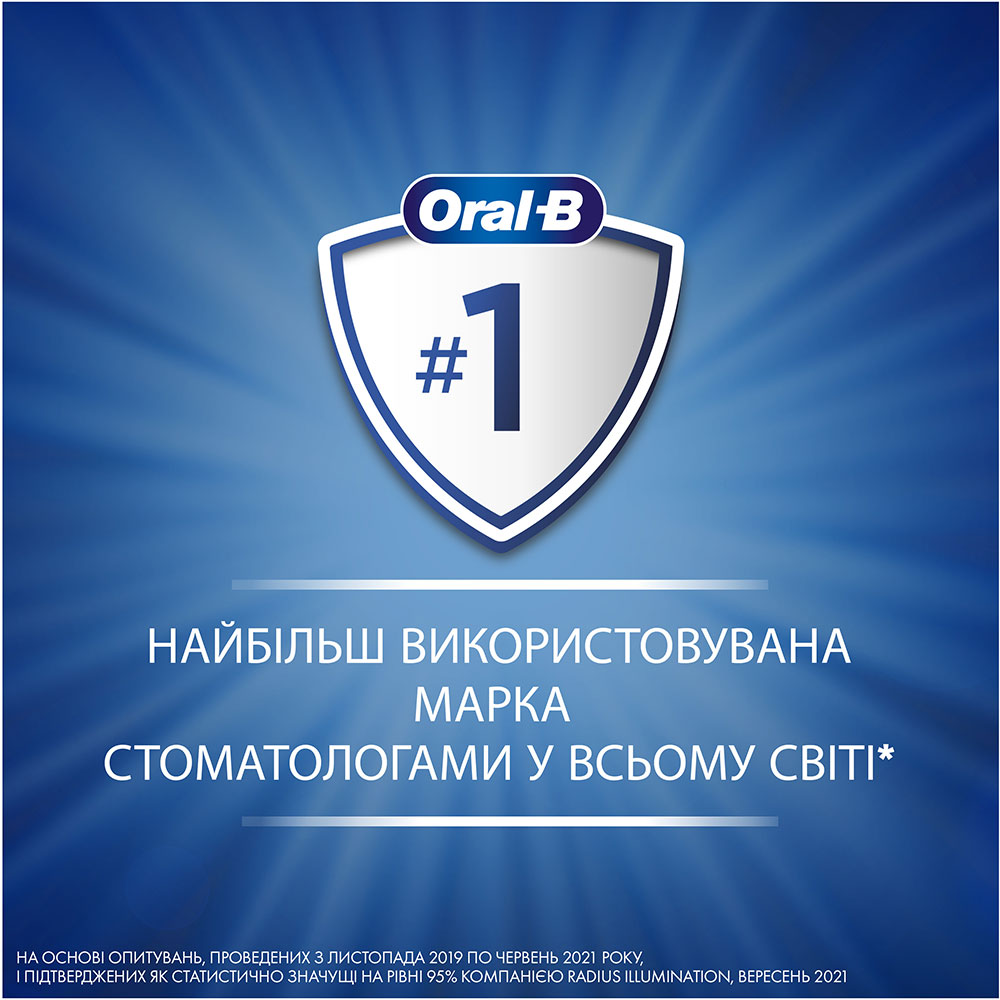 Зубная щетка ORAL-B Vitality Pro Protect X Clean Black (4210201427124) Дизайн для взрослых