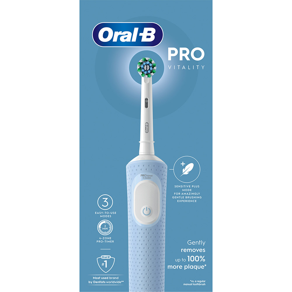 Зубна щітка ORAL-B BRAUN Vitality Pro Protect X Clean Blue (4210201446453) — фото 5