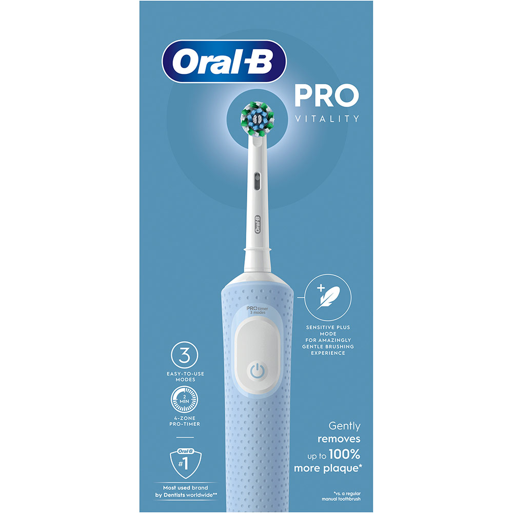Зубна щітка ORAL-B BRAUN Vitality Pro Protect X Clean Blue (4210201446453) Колір блакитний