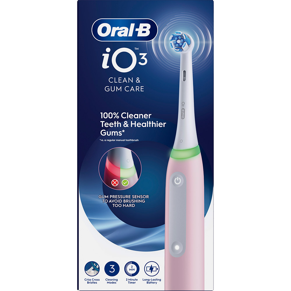 Зубна щітка ORAL-B BRAUN iO 3 Pink (8006540731222) — фото 10