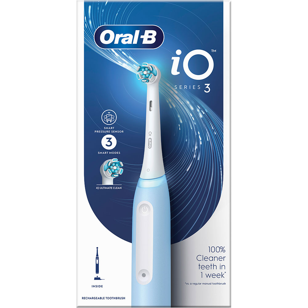 Зубна щітка ORAL-B BRAUN iO 3 Blue (8006540731321) Дизайн для дорослих