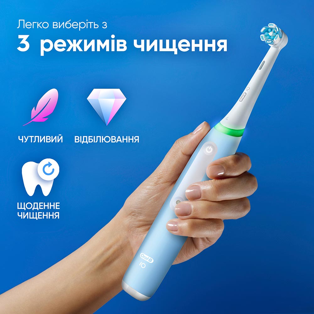Зубна щітка ORAL-B BRAUN iO 3 Blue (8006540731321) — фото 6
