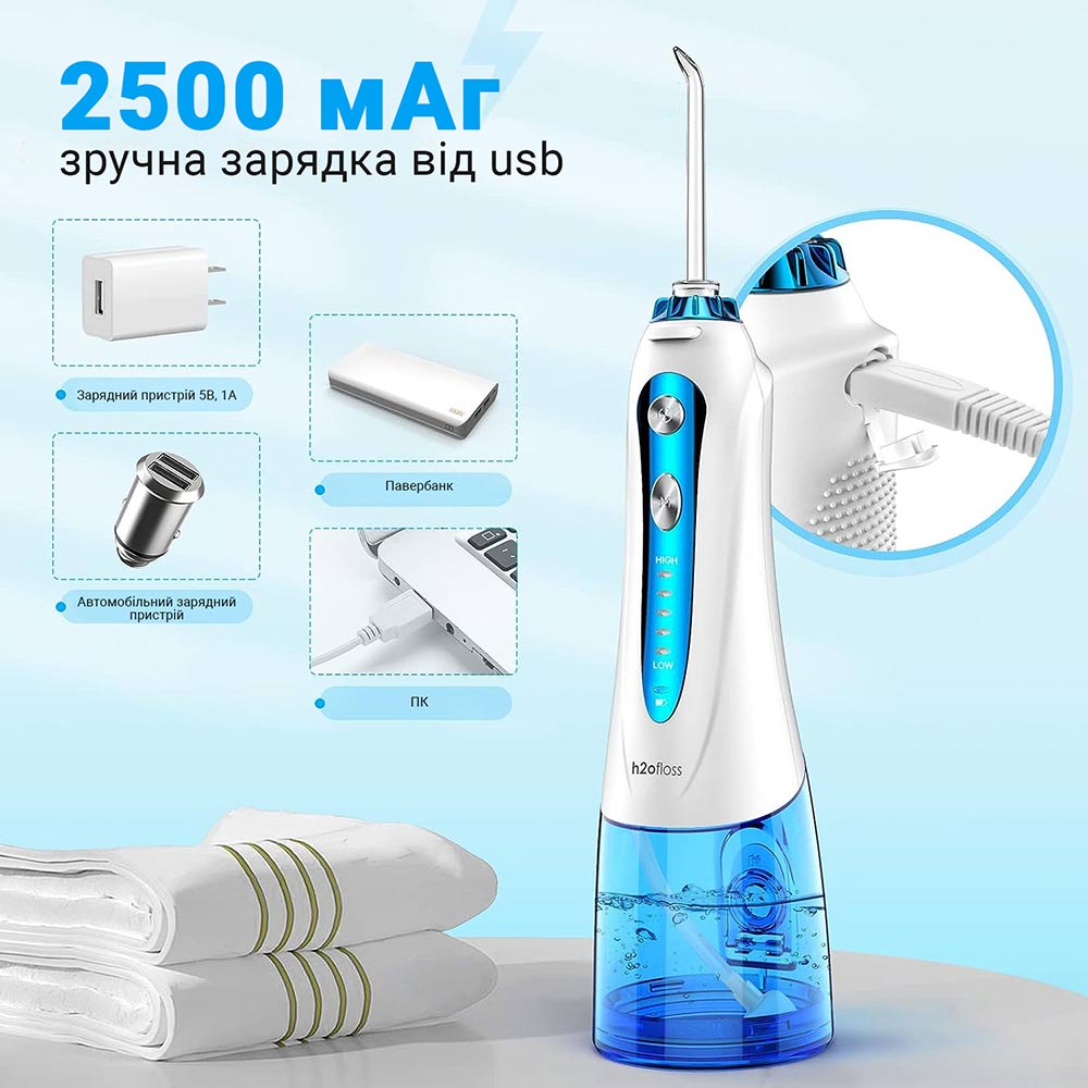 В интернет магазине Ирригатор H2OFLOSS HF-9Р White (H2O-HF9Р-white)