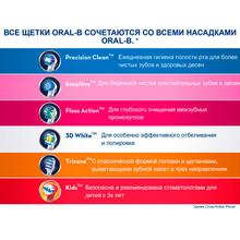 Набор насадок BRAUN ORAL-B PrecClean (2+1)