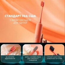 Зубна щітка Xiaomi SHOWSEE toothbrush D2 (SS-D2Travel-Peach)