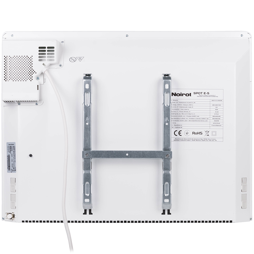 Конвектор NOIROT SPOT E5 1000W Оснащення дисплей