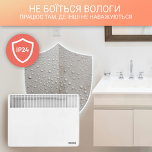 Конвектор ATLANTIC Bonjour Turbo Heat 10 CEG BL-Meca/Q1 (750W) з комплектом підставок