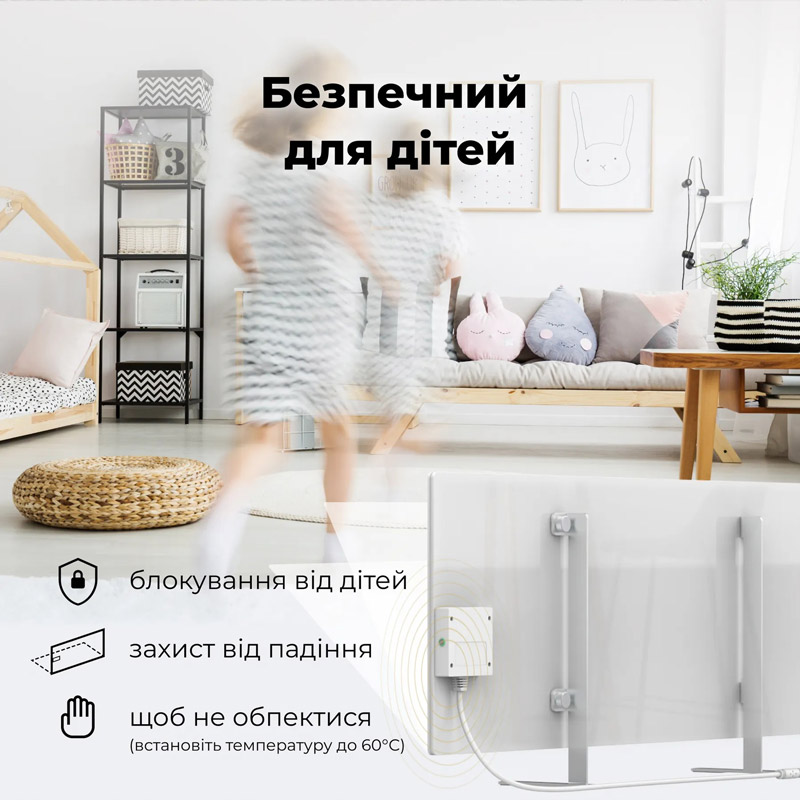 Огляд Керамічний обігрівач AENO Premium Eco Smart GH1S White (AGH0001S)