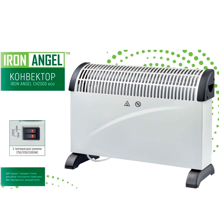 Конвектор IRON ANGEL CH2000 eco (2001256) Потужність 2000