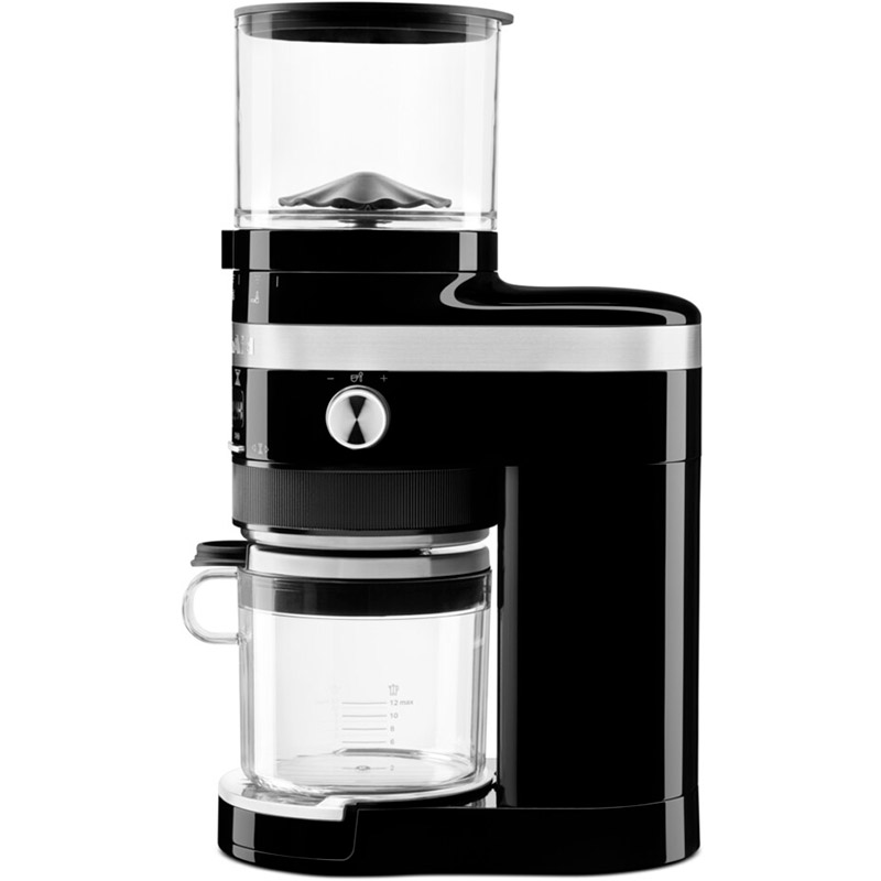 Кофемолка KITCHENAID Artisan Black (5KCG8433EOB) Система помола жерновая