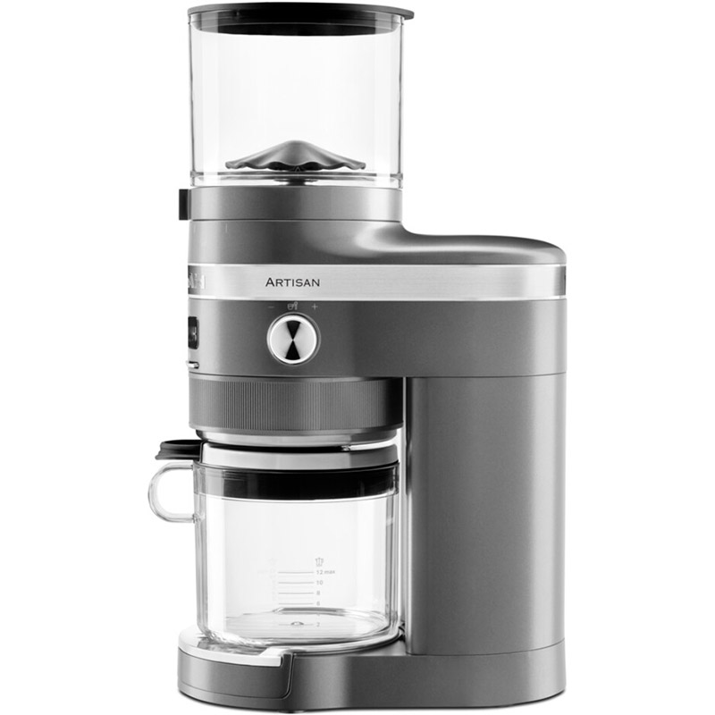 Кофемолка KITCHENAID Artisan Silver Medallion (5KCG8433EMS) Система помола жерновая