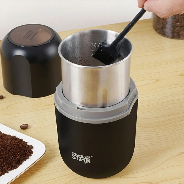 Зовнішній вигляд Кавомолка WINNINGSTAR ST-9713 150W 80G Black (WNNGS-ST-9713-BK)