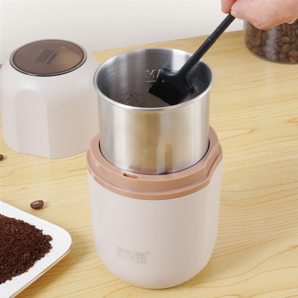 Кофемолка WINNINGSTAR ST-9713 150W 80G White Количество степеней помола 3