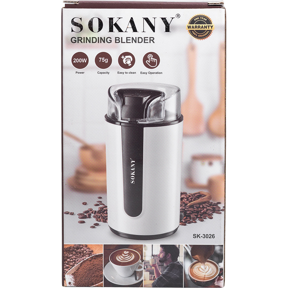 Зображення Кавомолка SOKANY SK-3026