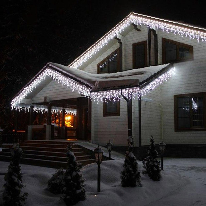 Фото 16 Світлодіодна гірлянда COLORWAY Бахрома 192LED 6 x 0.6 м Cold White (CW-GOF-192L66VCW)