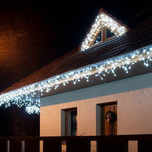 Світлодіодна гірлянда COLORWAY Бахрома 192LED 6 x 0.6 м Cold White (CW-GOF-192L66VCW)