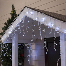 Світлодіодна гірлянда COLORWAY Бахрома 192LED 6 x 0.6 м Cold White (CW-GOF-192L66VCW)