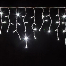 Світлодіодна гірлянда COLORWAY Бахрома 192LED 6 x 0.6 м Cold White (CW-GOF-192L66VCW)