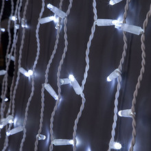Світлодіодна гірлянда COLORWAY Бахрома 192LED 6 x 0.6 м Cold White (CW-GOF-192L66VCW)