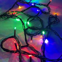 Світлодіодна гірлянда COLOR WAY 100 LED 8 функцій 10 м Різнокольоровий (CW-G-100L10VMC)