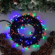 Світлодіодна гірлянда COLOR WAY 100 LED 8 функцій 10 м Різнокольоровий (CW-G-100L10VMC)