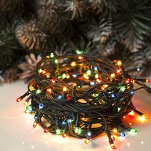 Світлодіодна гірлянда COLOR WAY 100 LED 8 функцій 10 м Різнокольоровий (CW-G-100L10VMC)