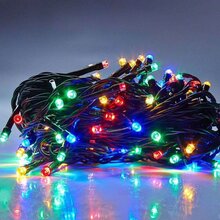 Світлодіодна гірлянда COLOR WAY 100 LED 8 функцій 10 м Різнокольоровий (CW-G-100L10VMC)