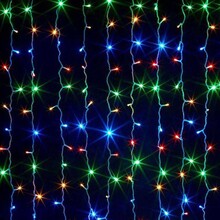 Светодиодная гирлянда COLOR WAY Штора-занавес 300 LED 3x3 м 220 В Разноцветный (CW-GW-300L33VWFMC)
