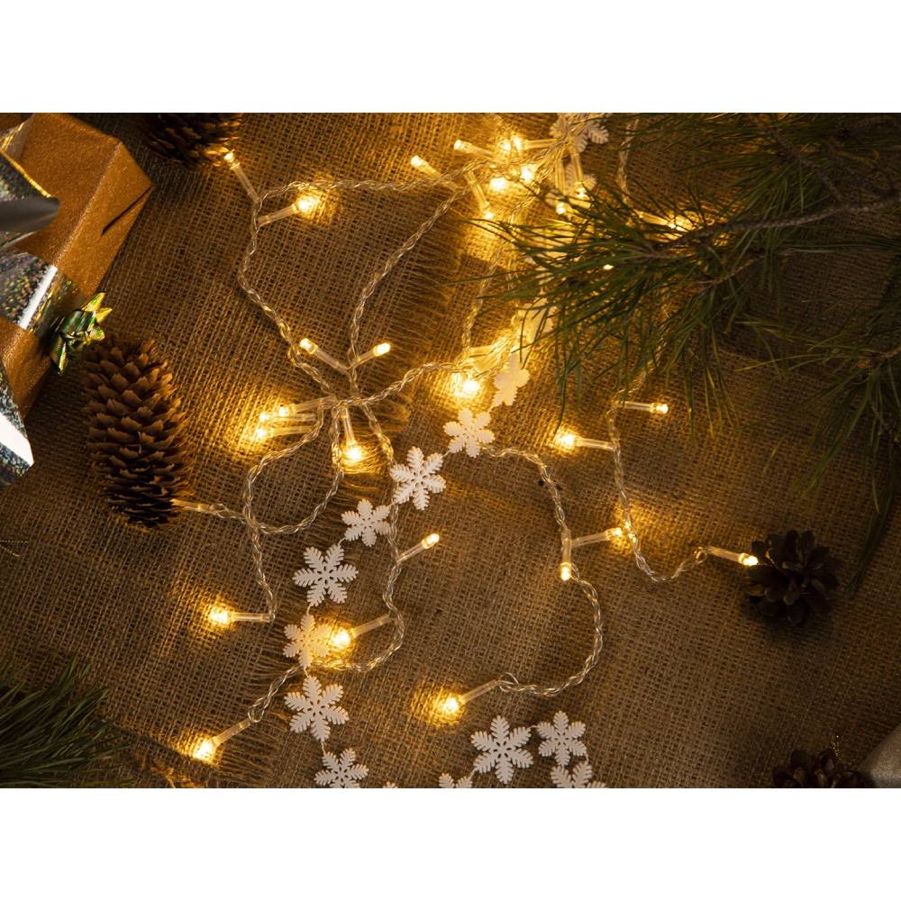 Заказать Светодиодная гирлянда BPNY Штора 120 LED 1.5х1.5 м 220 В Теплая белая (102967)
