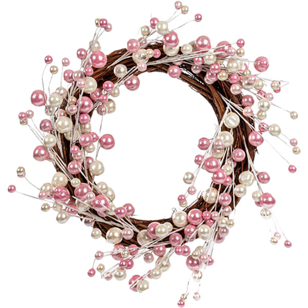 Венок ELEN DEKOR 40см Pink (822-036)