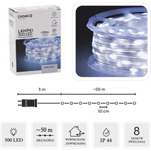 Гирлянда CHOMIK LED 500L 49.9 м (LED0122) Гирлянда CHOMIK LED 500L 49.9 м (LED0122)