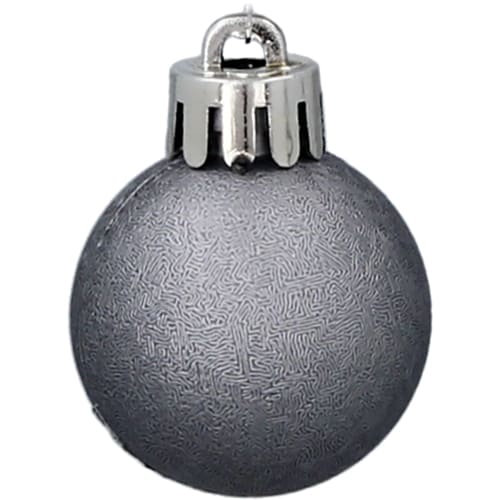 Набор елочных игрушек CHOMIK 24 шт Gray/Blue (GIF7153) Фото 1 Набор елочных игрушек CHOMIK 24 шт Gray/Blue (GIF7153)