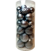 Набор елочных игрушек CHOMIK 31 шт Gray/Blue (GIF7153) Набор елочных игрушек CHOMIK 31 шт Gray/Blue (GIF7153)