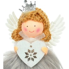 Елочная игрушка JUMI Фея 18 см Grey (A-941908)