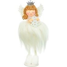 Елочная игрушка JUMI Фея 18 см White (A-951266)