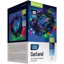 Світлодіодна гірлянда COLORWAY LED 50 5 м (CW-G-50L5UMC)