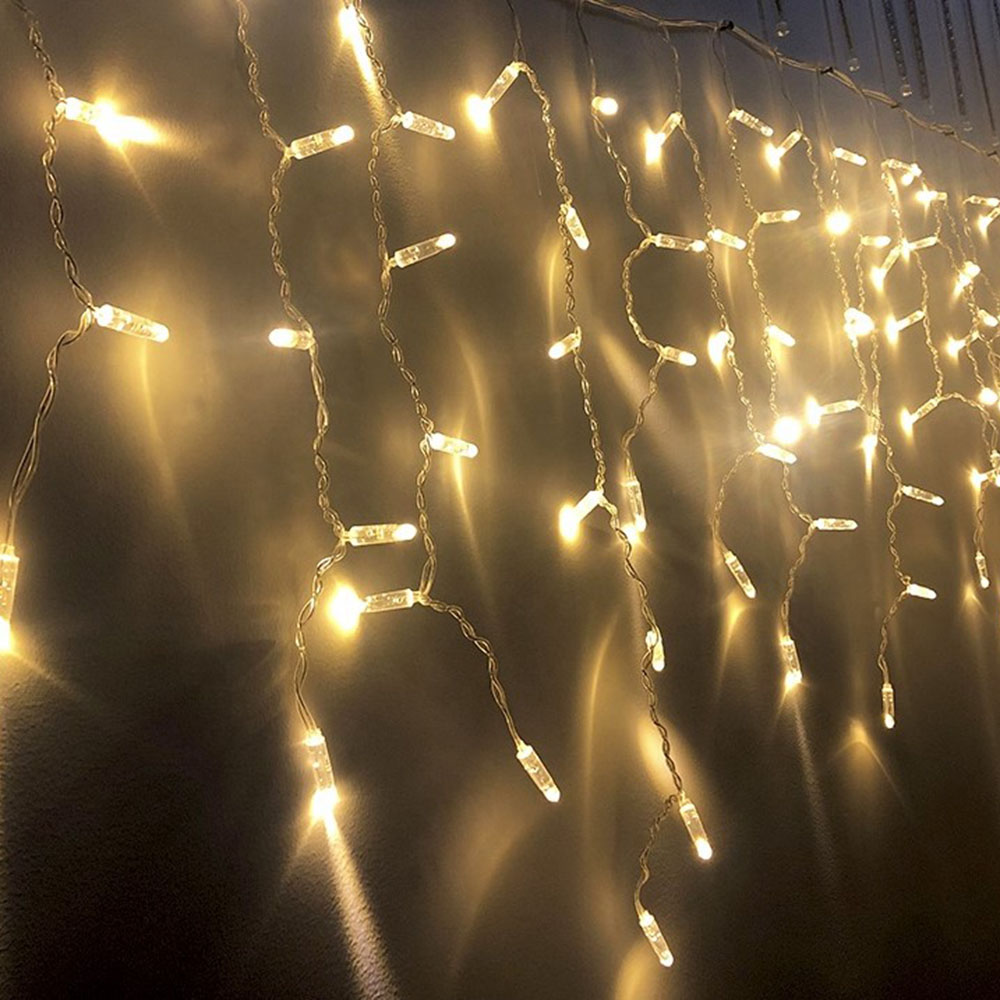 Фото 4 Светодиодная гирлянда COLORWAY Бахрома 3мx0.6м 100Led USB (CW-GF-100L36UWW)