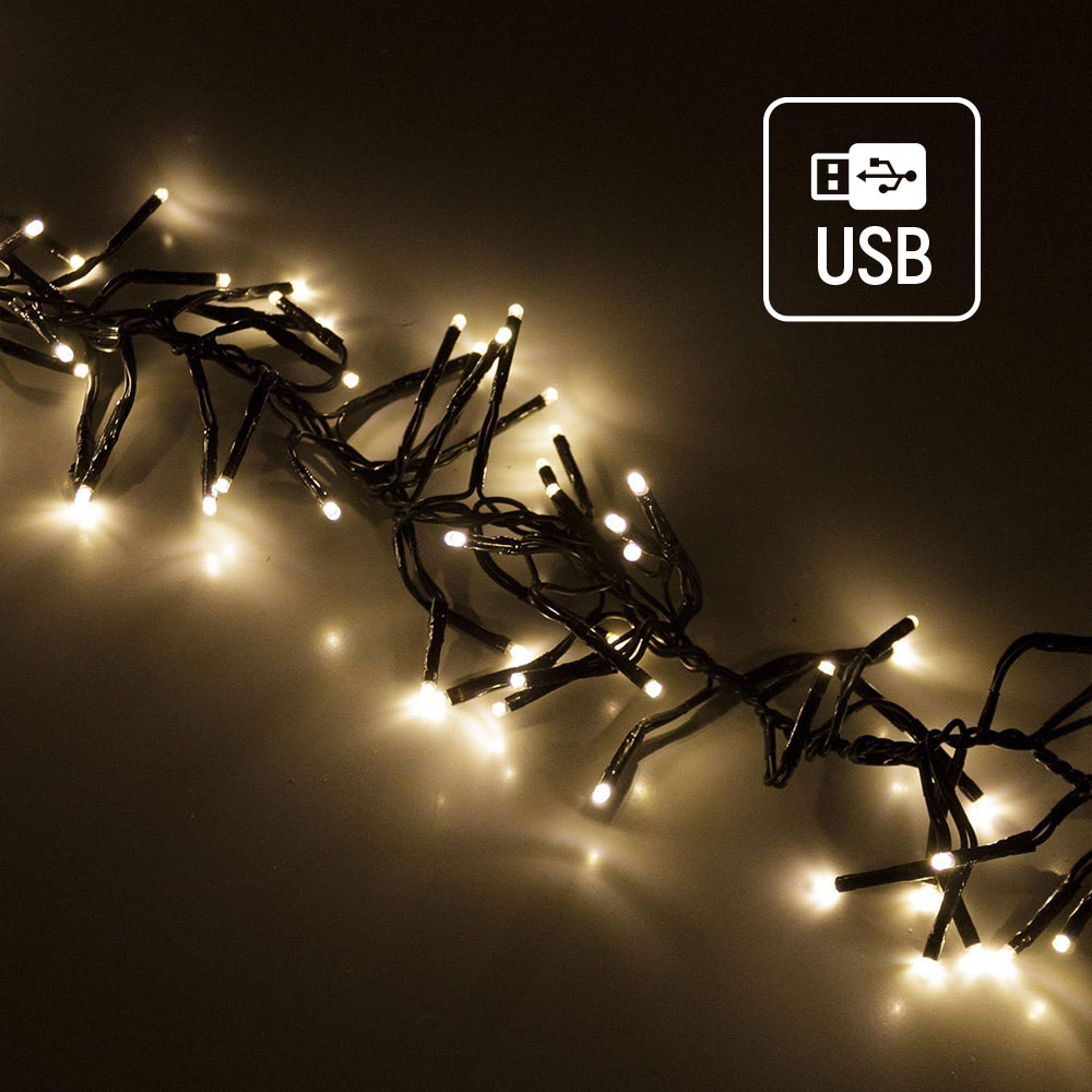 Фото 1 Светодиодная гирлянда-мишура COLORWAY LED 320 10м USB (CW-G-320L10U)