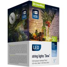 Светодиодная гирлянда-роса COLORWAY LED 50 5 м USB (CW-G-50L5NU)