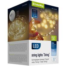 Світлодіодна гірлянда-струна COLORWAY LED 50 5м 3AA Battery (CW-G-50L5NB)