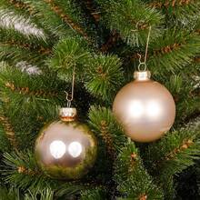 Набір ялинкових іграшок MICA DECORATIONS 6 шт Champagne (1179366)