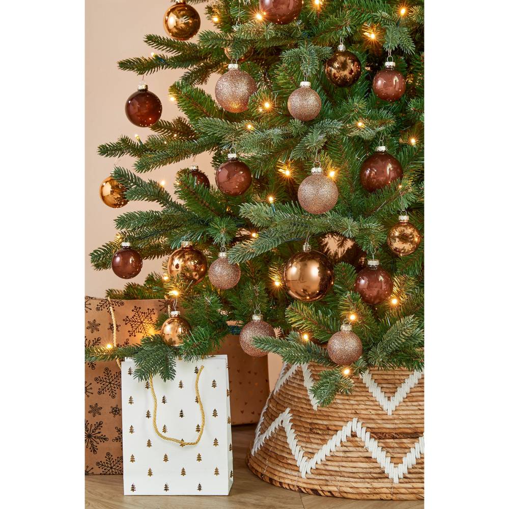 Фото 2 Набір ялинкових іграшок MICA DECORATIONS 42 шт Chocolate (1180830)