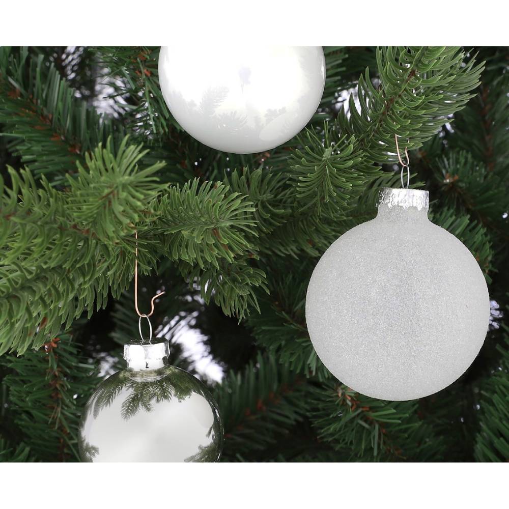 Фото 1 Набір ялинкових іграшок MICA DECORATIONS 42 шт White (1180831)