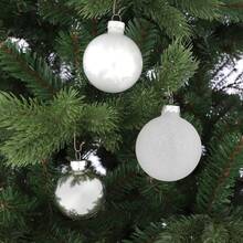 Набір ялинкових іграшок MICA DECORATIONS 42 шт White (1180831)