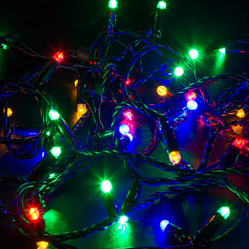 Гирлянда VOLTRONIC 160 LED 20 м RGB (Linhai-160LED-20mRGB)