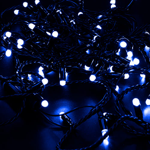 Гирлянда VOLTRONIC 160 LED 20 м Blue (Linhai-160LED-20mB)